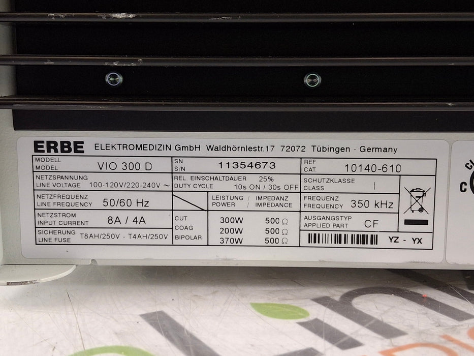 Erbe Erbe VIO 300D Electrosurgical Unit Electrosurgical Units reLink Online