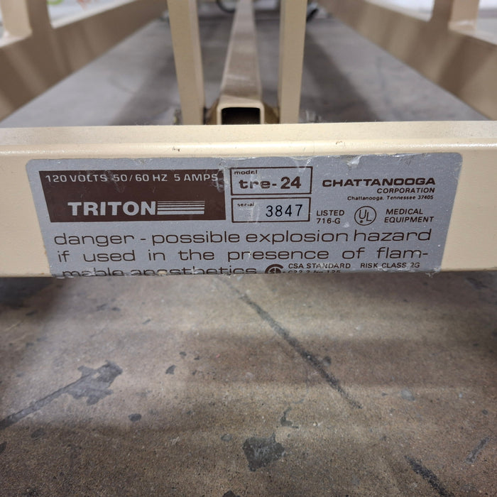 Chattanooga Group TRE-24 Triton Hi-Low Powered Treatment Table