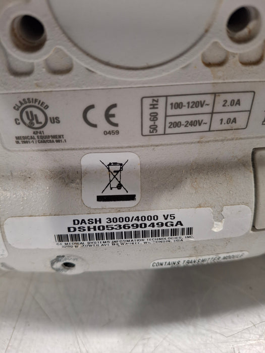 GE Healthcare Dash 4000 - GE/Nellcor SpO2 Patient Monitor