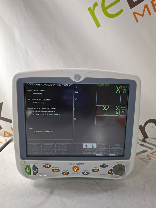 GE Healthcare GE Healthcare Dash 5000 - GE/Nellcor SpO2 Patient Monitor Patient Monitors reLink Online