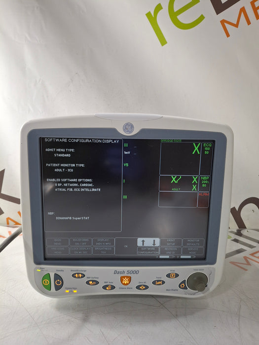 GE Healthcare GE Healthcare Dash 5000 - GE/Nellcor SpO2 Patient Monitor Patient Monitors reLink Online