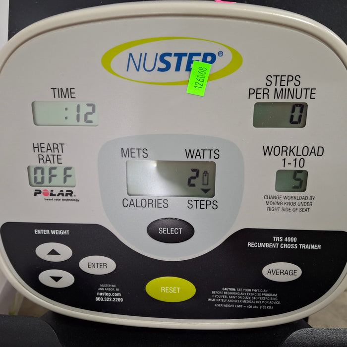 NuStep, Inc. TRS 4000 Recumbent Cross Trainer