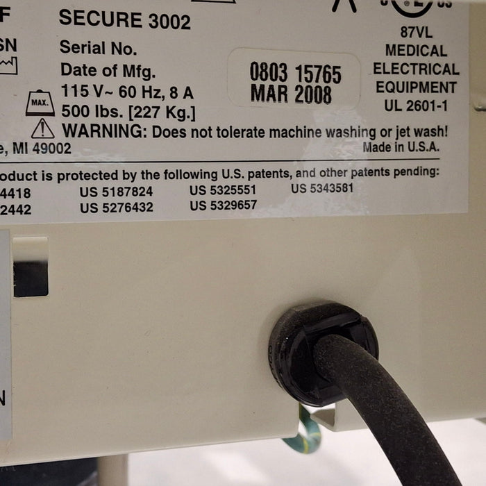 Stryker Secure II 3002 Hospital Bed