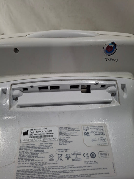 GE Healthcare Dash 4000 - Masimo SpO2 Patient Monitor