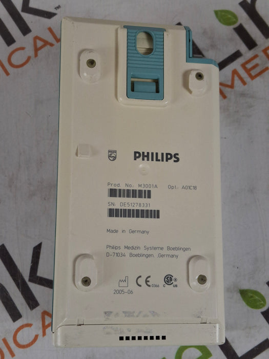 Philips M3001A-A01C18 Fast SpO2, NIBP, 12 lead ECG, Temp, IBP MMS Module