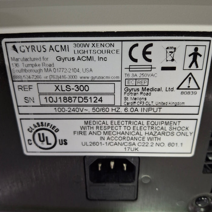 Gyrus Acmi, Inc. XLS-300 Xenon Light Source