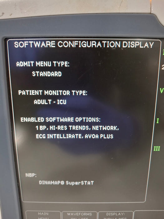 GE Healthcare Dash 5000 - Masimo SpO2 Patient Monitor