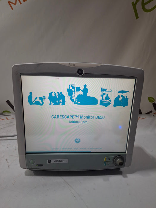 GE Healthcare GE Healthcare Carescape B650 Critical Care Patient Monitor Patient Monitors reLink Online