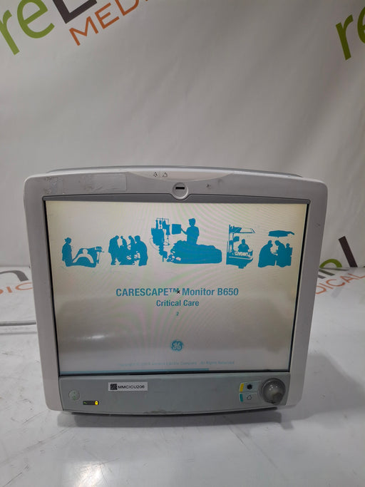GE Healthcare GE Healthcare Carescape B650 Critical Care Patient Monitor Patient Monitors reLink Online