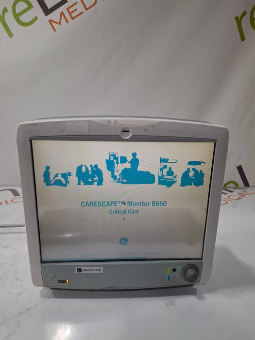GE Healthcare GE Healthcare Carescape B650 Critical Care Patient Monitor Patient Monitors reLink Online