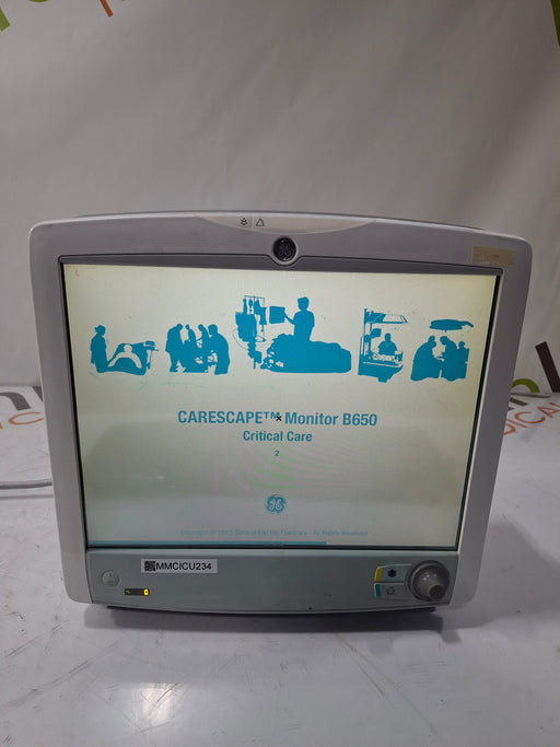 GE Healthcare GE Healthcare Carescape B650 Critical Care Patient Monitor Patient Monitors reLink Online