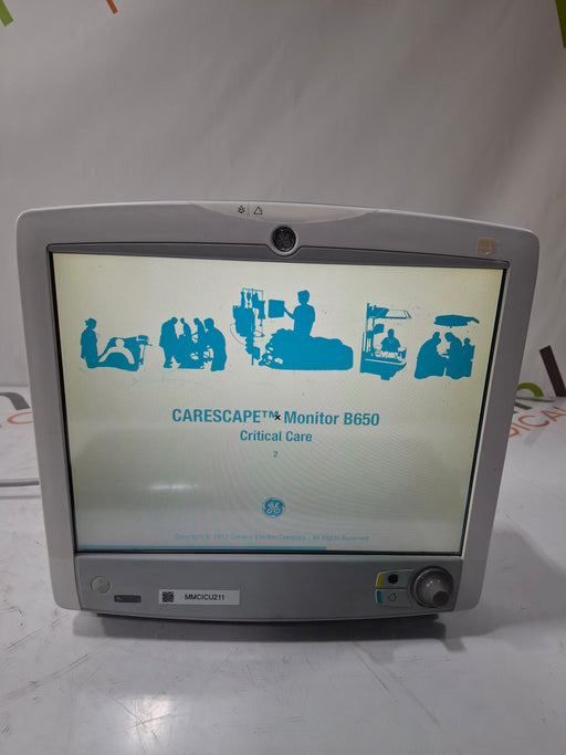 GE Healthcare GE Healthcare Carescape B650 Critical Care Patient Monitor Patient Monitors reLink Online