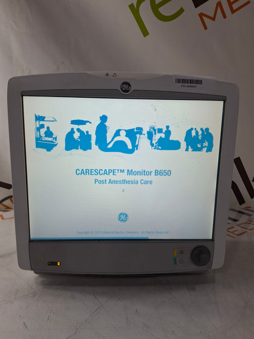 GE Healthcare GE Healthcare Carescape B650 Post Anesthesia Care Patient Monitor Patient Monitors reLink Online