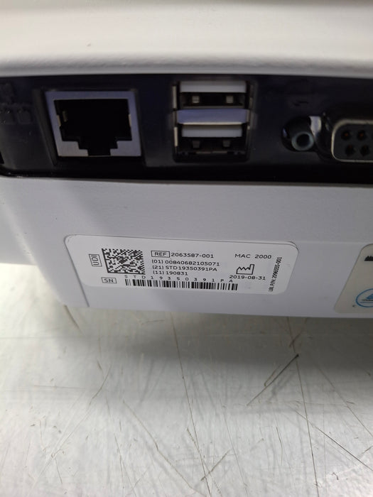 GE Healthcare MAC 2000 ECG