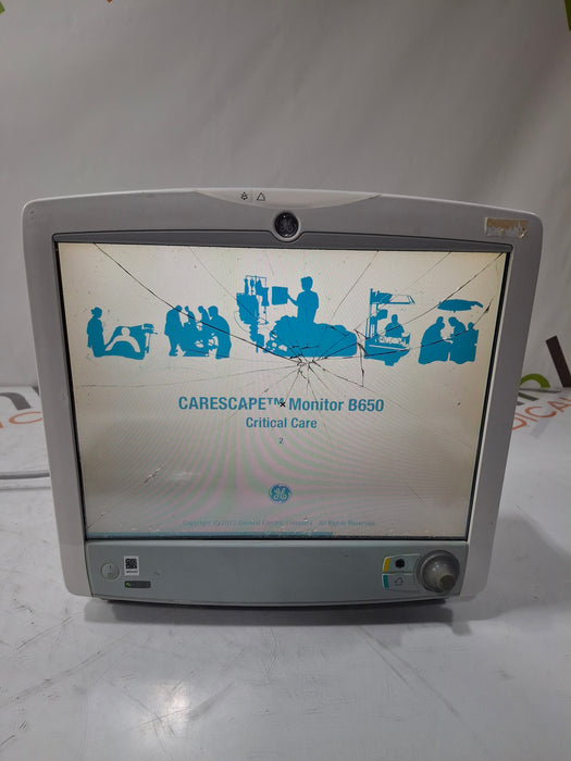 GE Healthcare Carescape B650 Critical Care Patient Monitor