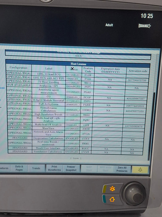 GE Healthcare Carescape B650 Critical Care Patient Monitor