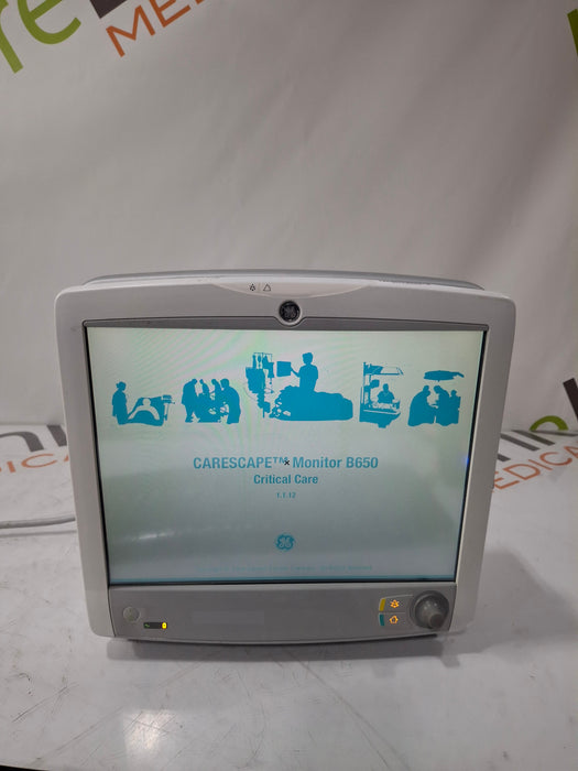 GE Healthcare Carescape B650 Critical Care Patient Monitor