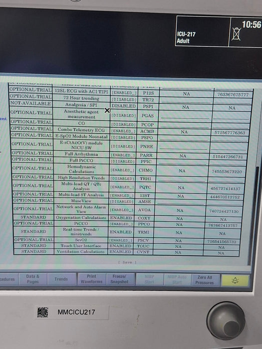GE Healthcare Carescape B650 Critical Care Patient Monitor