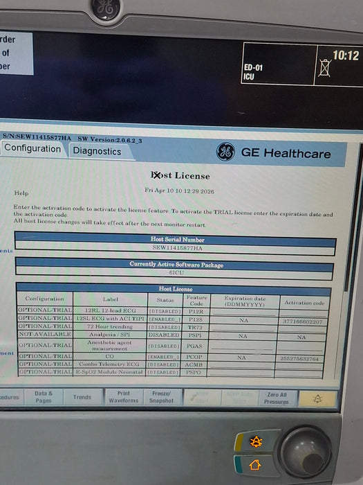 GE Healthcare GE Healthcare Carescape B650 Critical Care Patient Monitor Patient Monitors reLink Online
