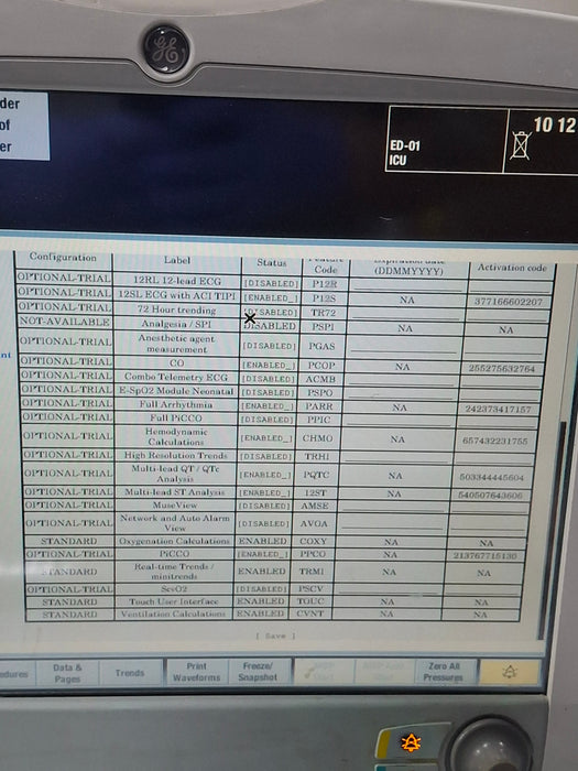 GE Healthcare GE Healthcare Carescape B650 Critical Care Patient Monitor Patient Monitors reLink Online
