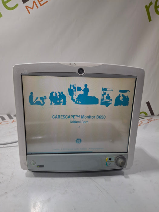 GE Healthcare GE Healthcare Carescape B650 Critical Care Patient Monitor Patient Monitors reLink Online