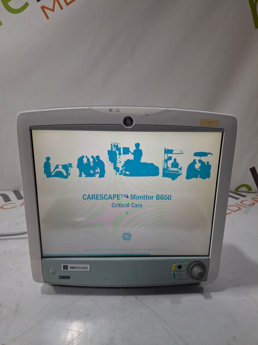 GE Healthcare GE Healthcare Carescape B650 Critical Care Patient Monitor Patient Monitors reLink Online