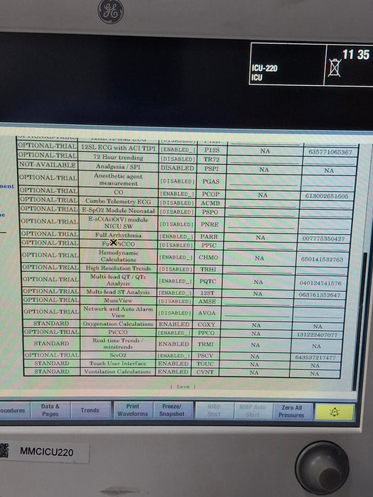 GE Healthcare Carescape B650 Critical Care Patient Monitor