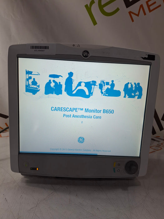 GE Healthcare Carescape B650 Post Anesthesia Care Patient Monitor