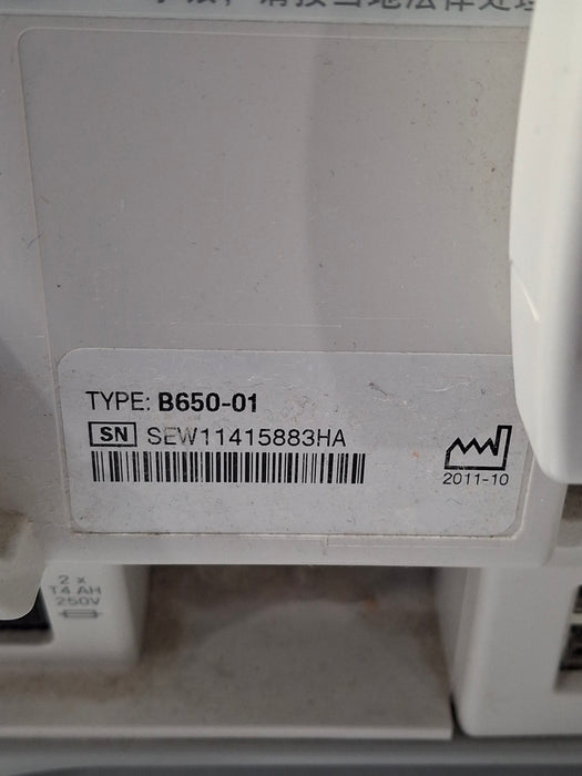 GE Healthcare Carescape B650 Critical Care Patient Monitor