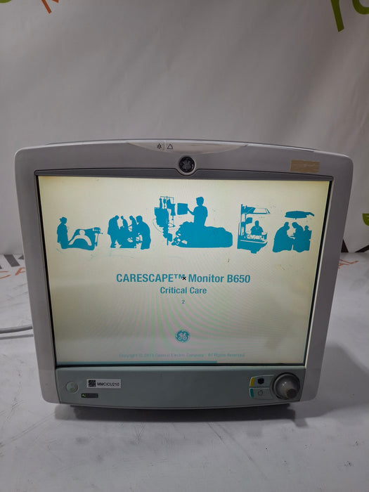 GE Healthcare GE Healthcare Carescape B650 Critical Care Patient Monitor Patient Monitors reLink Online