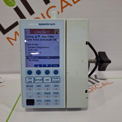 Baxter Baxter Sigma Spectrum 6.02.07 with B/G Battery Infusion Pump Infusion Pump reLink Online