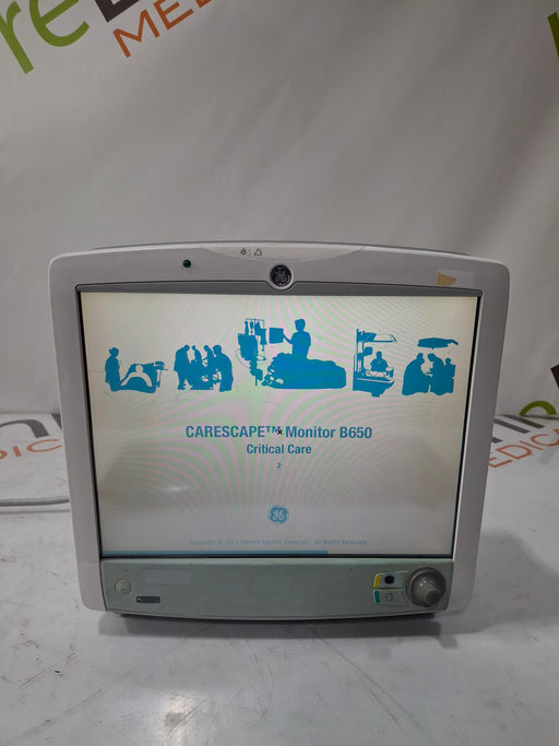 GE Healthcare GE Healthcare Carescape B650 Critical Care Patient Monitor Patient Monitors reLink Online