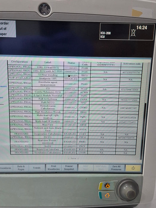 GE Healthcare GE Healthcare Carescape B650 Critical Care Patient Monitor Patient Monitors reLink Online
