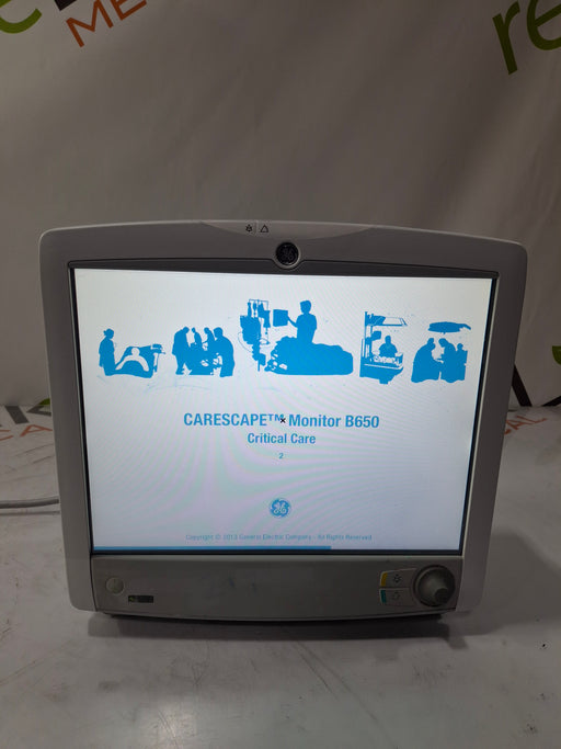 GE Healthcare GE Healthcare Carescape B650 Critical Care Patient Monitor Patient Monitors reLink Online