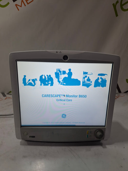 GE Healthcare GE Healthcare Carescape B650 Critical Care Patient Monitor Patient Monitors reLink Online
