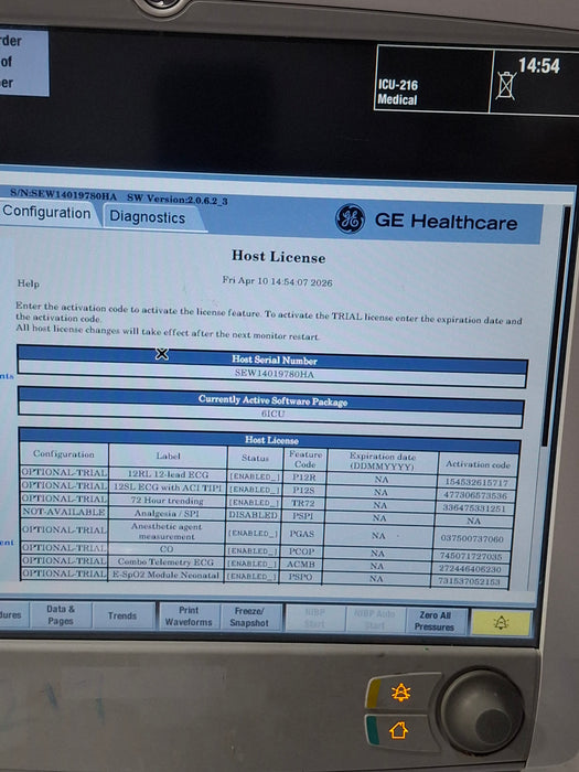 GE Healthcare GE Healthcare Carescape B650 Critical Care Patient Monitor Patient Monitors reLink Online