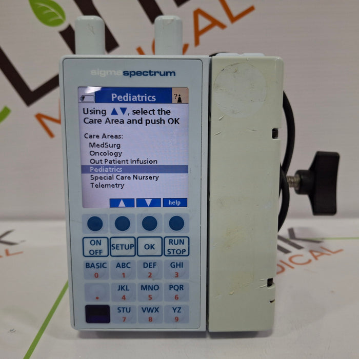 Baxter Sigma Spectrum 6.02.07 with A/B/G/N Battery Infusion Pump