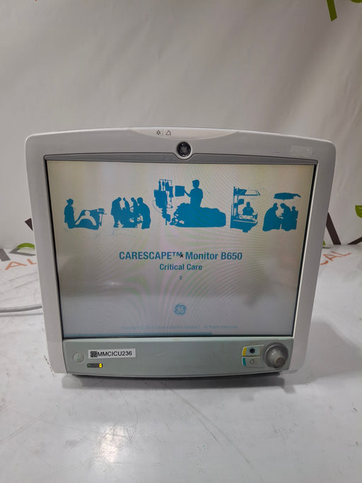 GE Healthcare GE Healthcare Carescape B650 Critical Care Patient Monitor Patient Monitors reLink Online