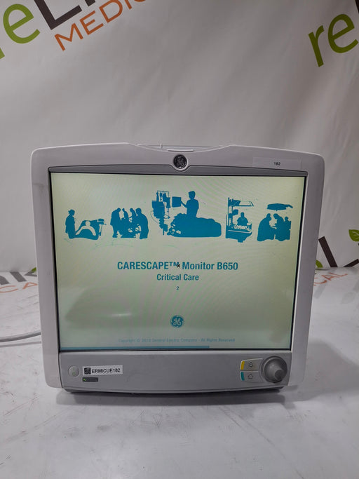 GE Healthcare GE Healthcare Carescape B650 Critical Care Patient Monitor Patient Monitors reLink Online
