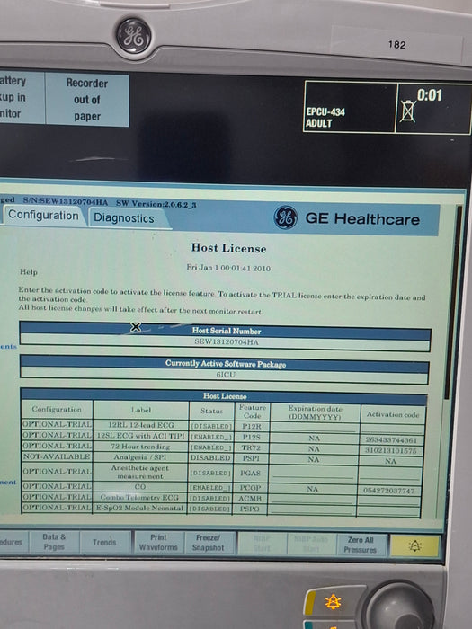 GE Healthcare GE Healthcare Carescape B650 Critical Care Patient Monitor Patient Monitors reLink Online
