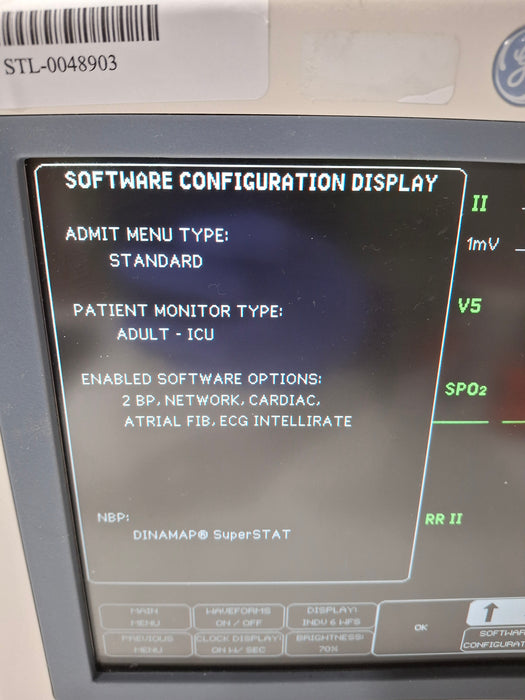 GE Healthcare Dash 4000 - GE/Nellcor SpO2 Patient Monitor