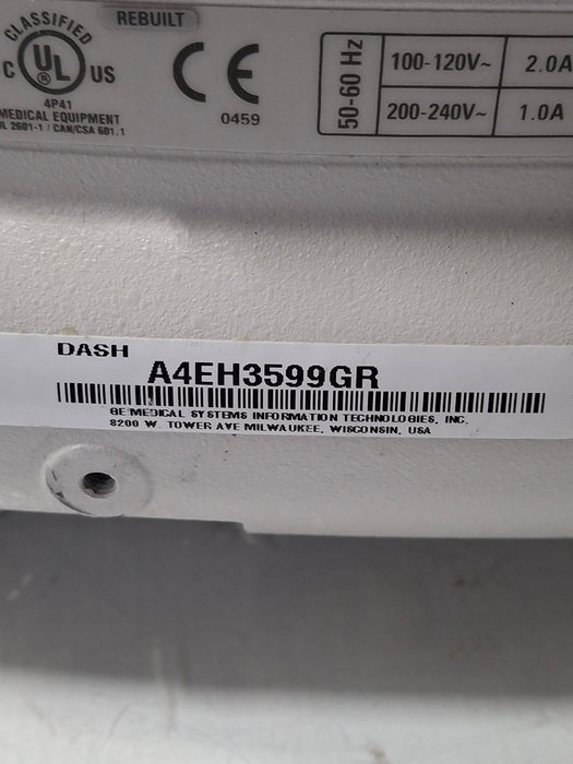 GE Healthcare Dash 4000 - Masimo SpO2 Patient Monitor