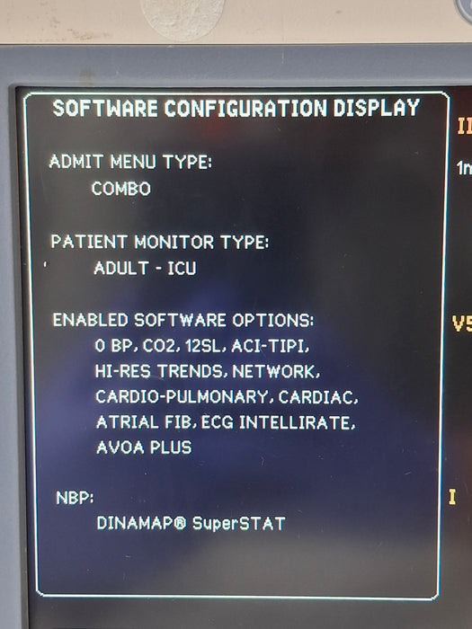 GE Healthcare Dash 4000 - Masimo SpO2 Patient Monitor