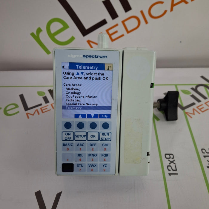 Baxter Sigma Spectrum 6.02.07 with B/G Battery Infusion Pump