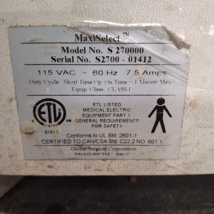 Global Surgical Corporation Global Surgical Corporation MaxiSelect Exam Chair Exam Chairs / Tables reLink Online