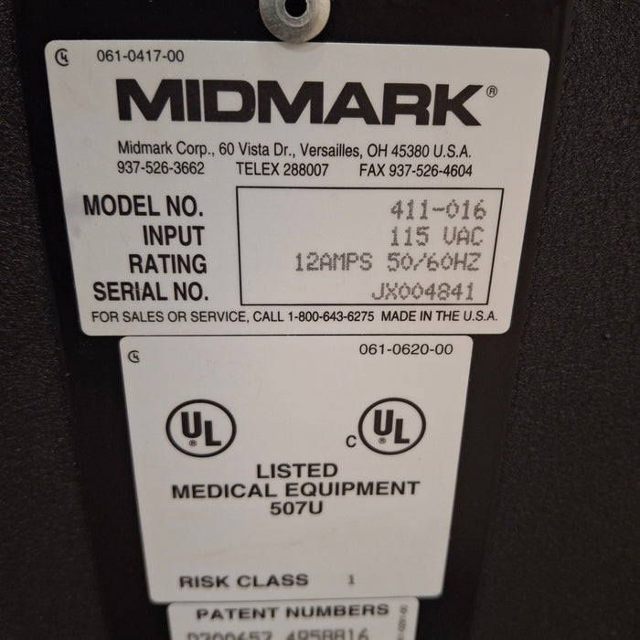 Midmark 411 Power Exam Table