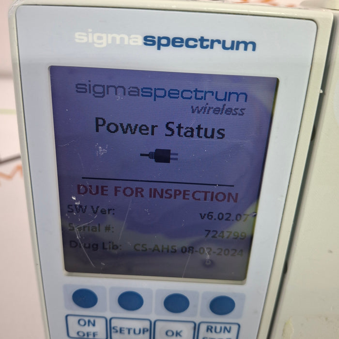 Baxter Sigma Spectrum 6.02.07 without Battery Infusion Pump