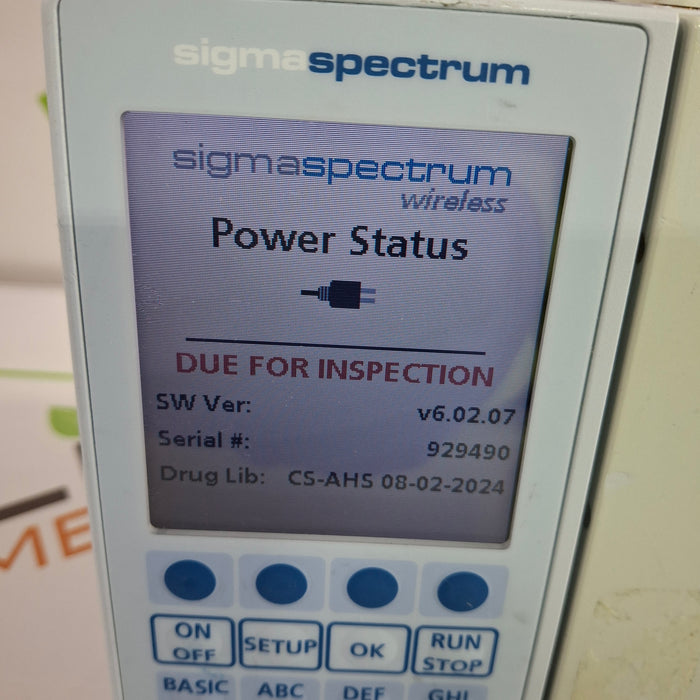 Baxter Baxter Sigma Spectrum 6.02.07 without Battery Infusion Pump Infusion Pump reLink Online