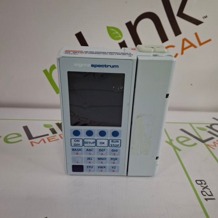 Baxter Sigma Spectrum w/Non Wireless or No Battery Infusion Pump