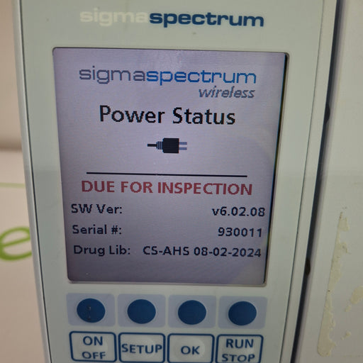 Baxter Baxter Sigma Spectrum 6.02.08 without Battery Infusion Pump Infusion Pump reLink Online